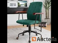 Vintage stijl fluweel roulette bureautafel zetel - afbeelding 6 van  10