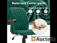 Vintage stijl fluweel roulette bureautafel zetel - afbeelding 7 van  10