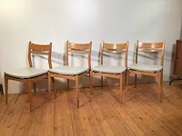 Vintage stoelen (4x) - afbeelding 1 van  8