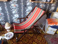 Vintage strandstoel - afbeelding 1 van  2