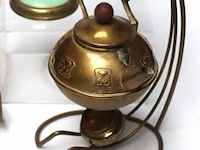 Vintage tafellamp en theepot - afbeelding 3 van  3