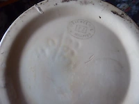 Vintage vaas finacerie de jemappes - afbeelding 3 van  3