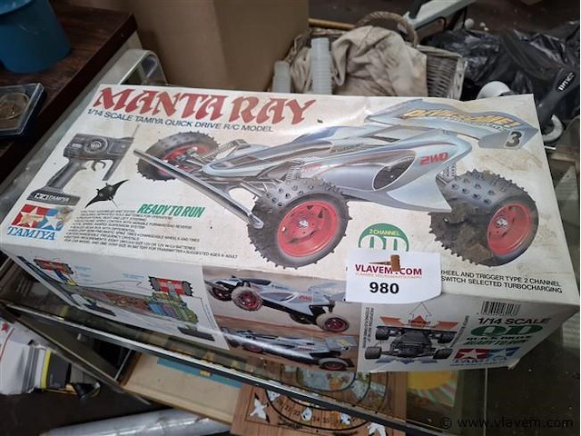 Vintage wagen op afstandsbediening - afbeelding 1 van  2