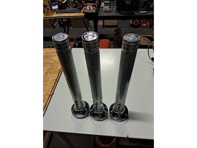 Vintage zaklampen 3 x in originele doos ( 370 mm ) zonder batt - afbeelding 5 van  8