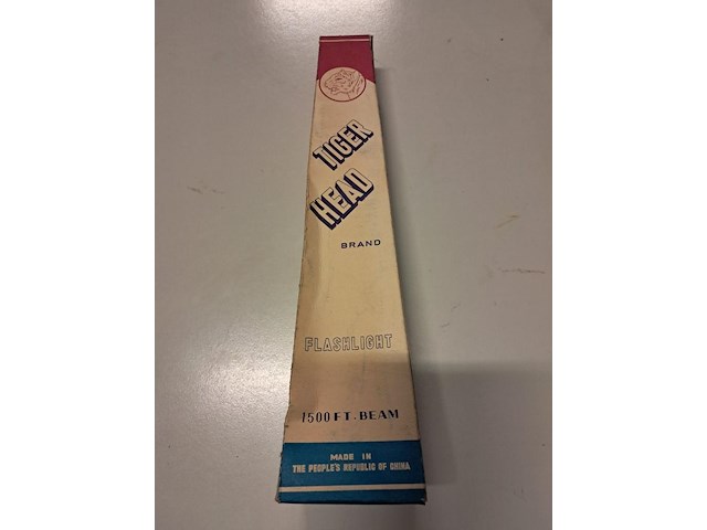 Vintage zaklampen 3 x in originele doos ( 370 mm ) zonder batt - afbeelding 7 van  8