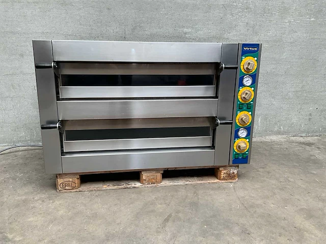 Virtus - th630l/2m - dubbele pizza oven - afbeelding 3 van  10