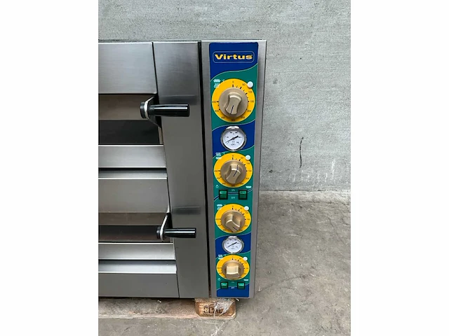 Virtus - th630l/2m - dubbele pizza oven - afbeelding 5 van  10