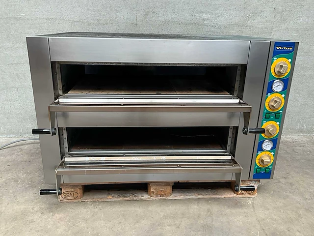 Virtus - th630l/2m - dubbele pizza oven - afbeelding 6 van  10
