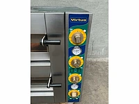 Virtus - th630l/2m - dubbele pizza oven - afbeelding 9 van  10