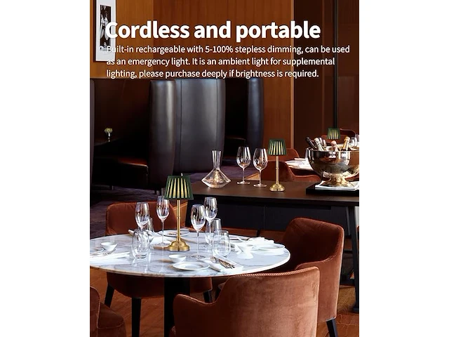 Visdanfo led-tafellamp - afbeelding 4 van  4