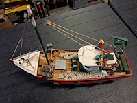 Vissersboot ( l 460mm h 390mm b 160mm ) - afbeelding 6 van  6