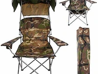 Vissersstoel camouflage breedte 92 hoogte: 130 cm