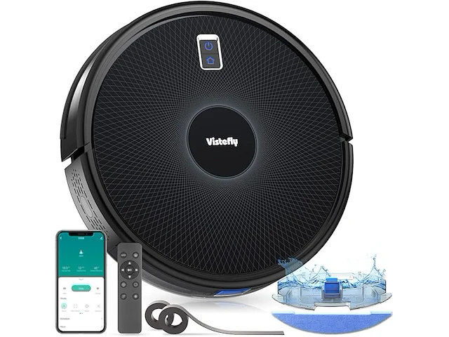 Vistefly robotstofzuiger - afbeelding 1 van  4