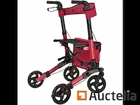 Vitale aluminium rollator met zetel - afbeelding 1 van  4