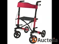 Vitale aluminium rollator met zetel - afbeelding 4 van  4