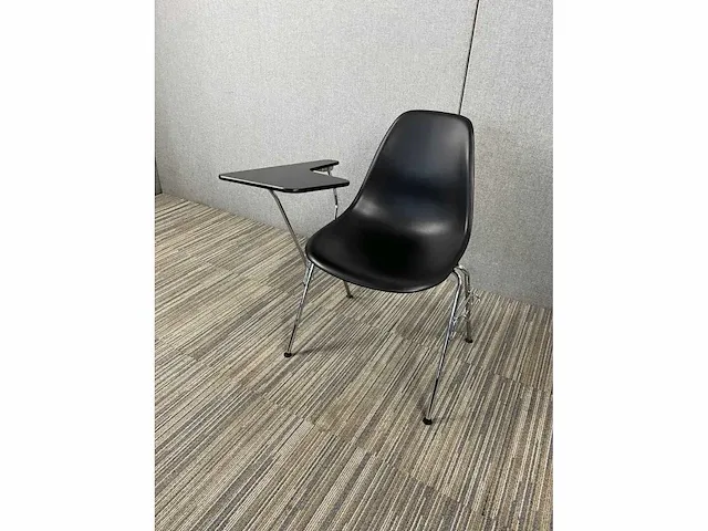 Vitra eames dss plastic chair zwart - afbeelding 3 van  6