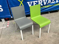 Vitra / maarten van severen design stoelen (2x) - afbeelding 1 van  4