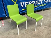 Vitra / maarten van severen design stoelen (2x) - afbeelding 1 van  4