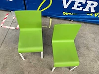 Vitra / maarten van severen design stoelen (2x) - afbeelding 2 van  4