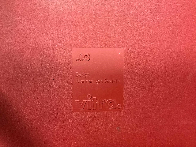 Vitra stoel maarten van severen.03 (7x) - afbeelding 3 van  3