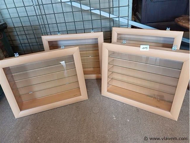 Vitrine kasten - afbeelding 1 van  2