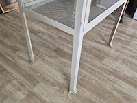 Vitrine metaal h 170 b 60 d 40, belgisch - afbeelding 7 van  7