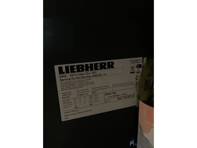 Vitrine wijnkoeler liebherr - afbeelding 4 van  5
