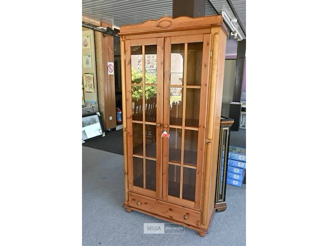Vitrinekast - 90x39x195 cm - afbeelding 1 van  2
