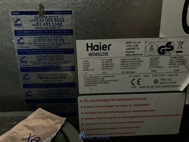 Vitrinekoeling haier - afbeelding 6 van  8