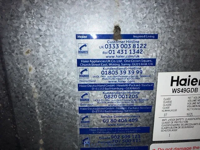 Vitrinekoeling haier - afbeelding 7 van  8