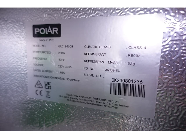 Vitrinekoelkast polar - afbeelding 3 van  3