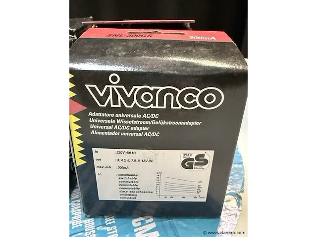 Vivanco adaptor snl300gs - nieuw universeel - afbeelding 4 van  5