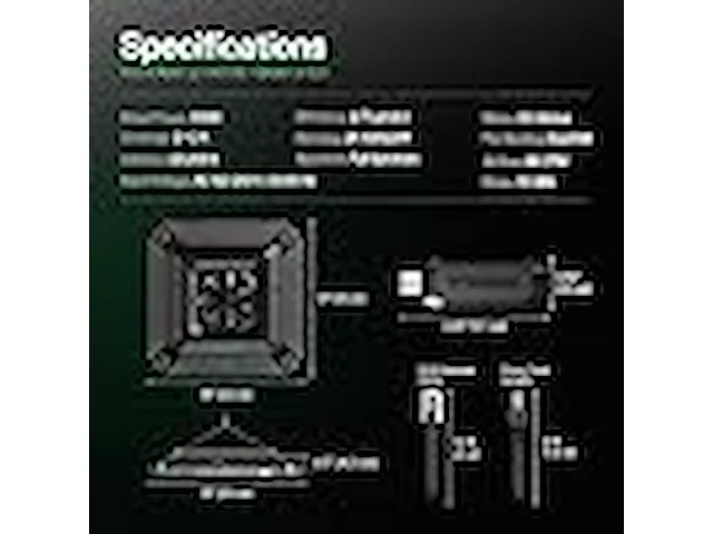 Vivosun aerolight led kweeklamp 100w - afbeelding 2 van  5