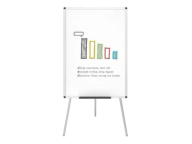 Viz-pro whiteboard/flipchart-ezel, 90 x 60 cm - afbeelding 2 van  6