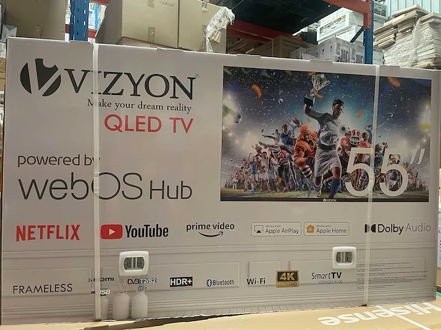 Vizyon 55" qled 4k webos - vz55qeu8100 - smart tv - television - afbeelding 5 van  5