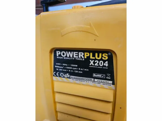 Vlak van dikteband powerplus x204 - afbeelding 8 van  8