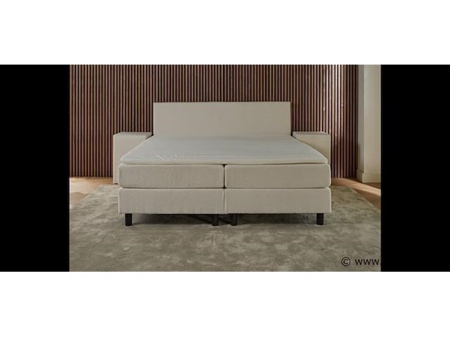 Vlakke boxspring serie teddy 180 x 200 - afbeelding 2 van  3