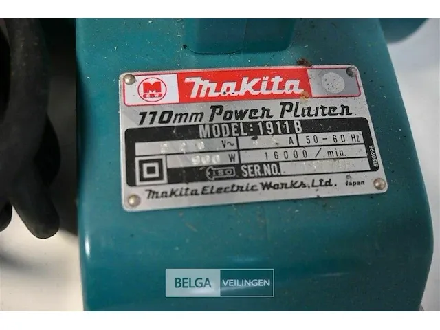 Vlakschaafmachine makita type 1911b - afbeelding 3 van  3