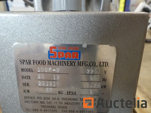 Vleesmolen spar food 100 f-b multifunctionele mixer - afbeelding 12 van  14