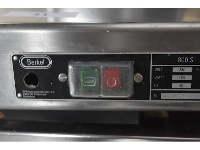 Vleessnijmachine berkel 800s - afbeelding 6 van  7