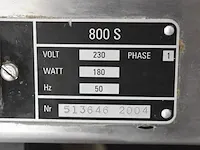 Vleessnijmachine berkel 800s - afbeelding 7 van  7