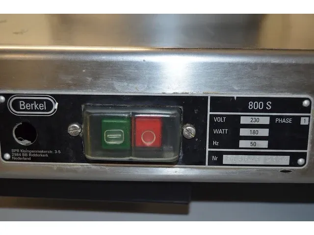 Vleessnijmachine berkel 800s - afbeelding 8 van  8