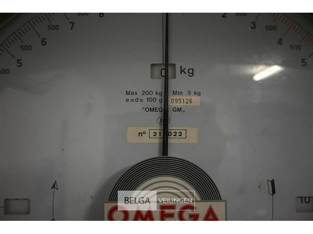 Vleesweegschaal tot 200kg omega - afbeelding 2 van  4