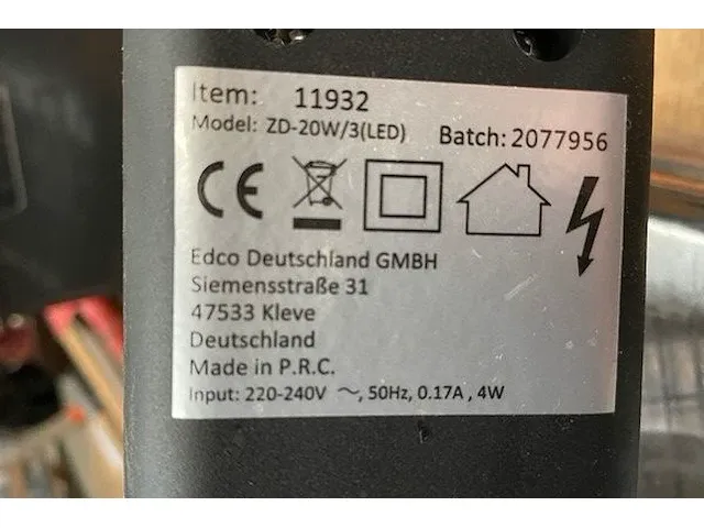 Vliegenlamp grundig - afbeelding 2 van  3