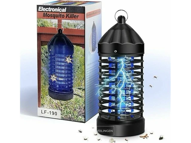 Vliegenvanger muggenlamp vliegenlamp led uv-licht-electroshock-230volt 2watt - afbeelding 1 van  5