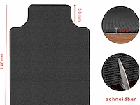 Vloerbeschermingsmat bureau zwart - afbeelding 1 van  4