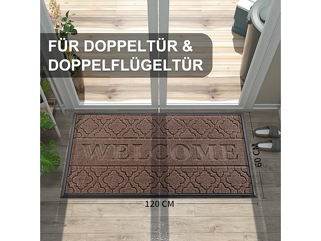 Vloermat buiten 120*80 welcome - afbeelding 2 van  4