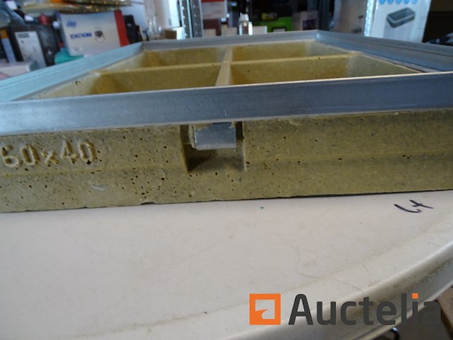 Vloerschaal voor aco vario deurmat of rooster 60 x 40 cm polimerbetoninė - afbeelding 3 van  4