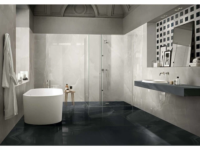 Vloertegel 106,56m2 luxe wit glanzend 60x120cm gerectificeerd - afbeelding 17 van  20