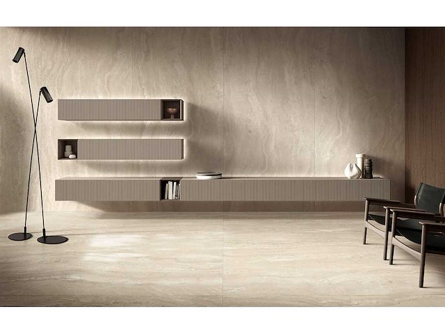 Vloertegel 108m² travertine gold 100x100cm - afbeelding 1 van  10